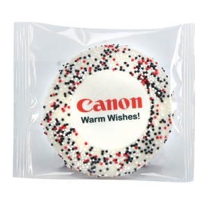 Wrapped Sugar Cookie - Corporate Color Nonpareil Sprinkles